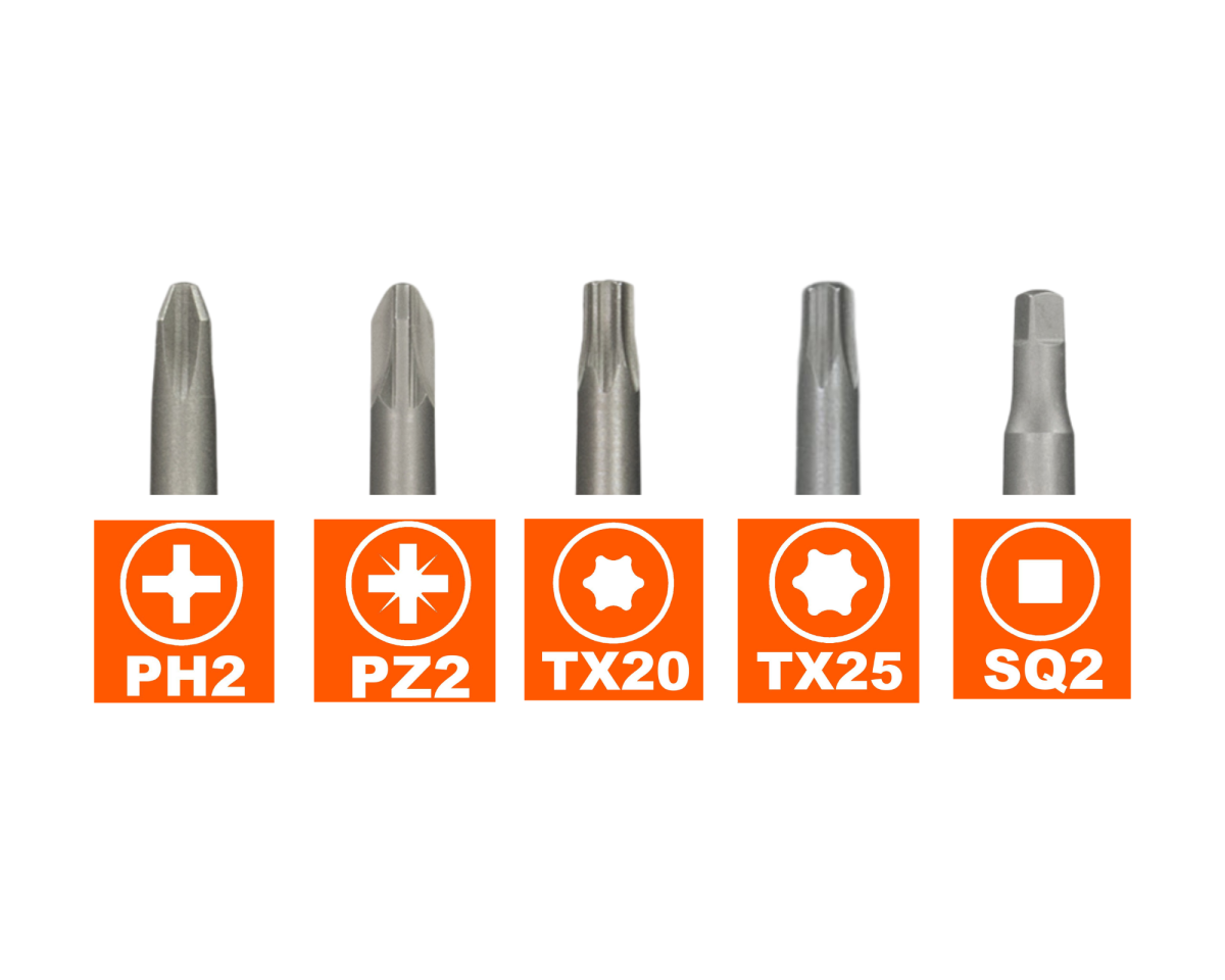 5er-Set TX20 Steckbits 177 Mm Lang Für Magazinschrauber – Passend Für Makita U.a.
